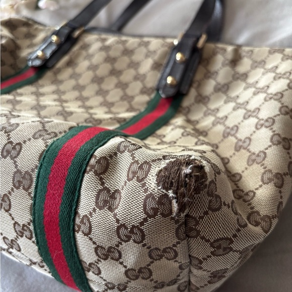 gucci sherry line canvas monogram tote bag - Picture 14 of 14